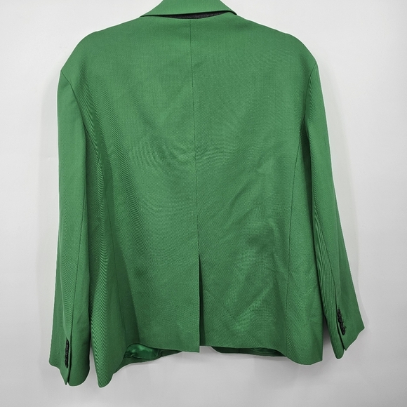 Aritzia Babaton Agency Oversized Blazer Green Women’s Workwear Size 1 - Size S - Picture 4 of 4